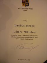 Fotogalerie Ocenění Libora Mikudy, foto č. 3